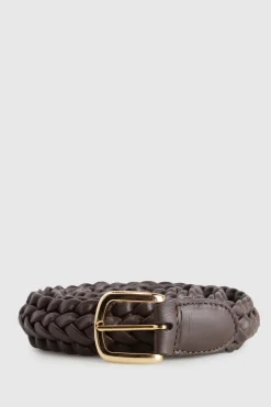 Allegra SM Leather Weave Belt