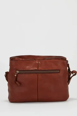 Ari Leather Tassel Crossbody Bag