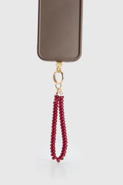 Beaded Wristlet Phone Charm