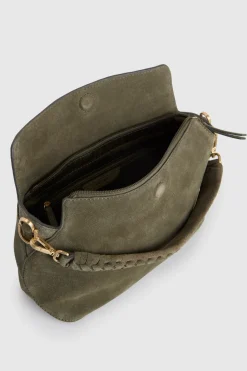 Clara Suede Leather Grab Bag