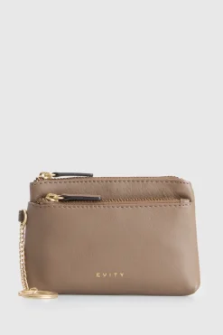 Daisy Leather Coin Purse