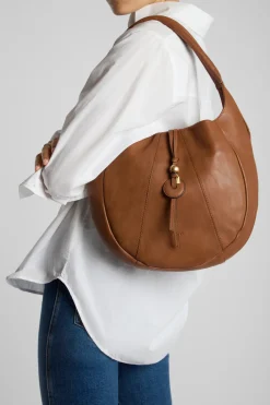 Elara Leather Hobo Bag