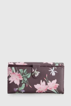 Iris Floral Large Wallet