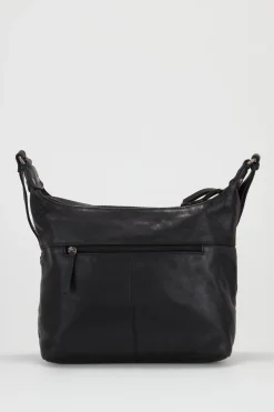 Isla Leather Braided Crossbody Bag