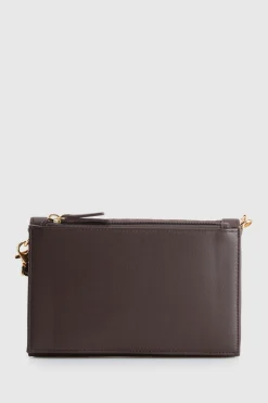Jacquard Flap Crossbody Bag