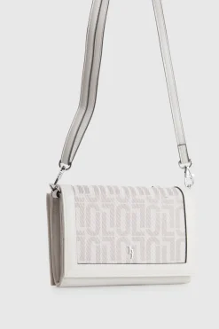 Jacquard Flap Crossbody Bag