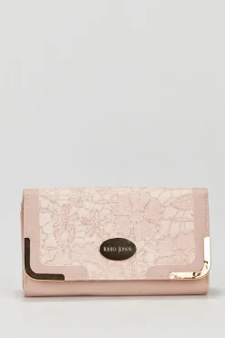 Lace Look Large Wallet