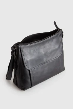 Maya Leather Large Crossbody Bag