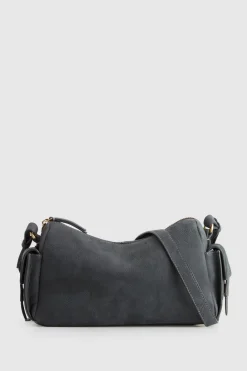 Narda Leather Pocket Crossbody Bag