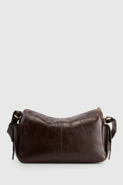 Narda Leather Pocket Crossbody Bag