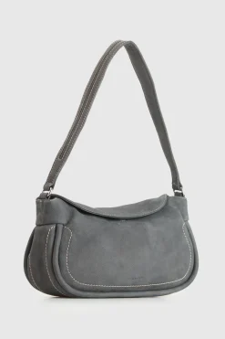 Narda Nubuck Leather Shoulder Bag