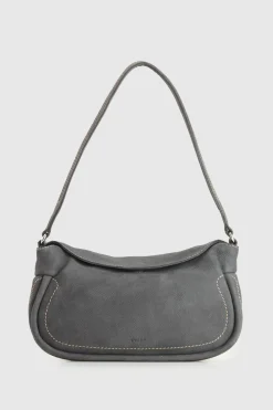 Narda Nubuck Leather Shoulder Bag