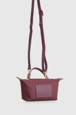 Noosa Leather Trim Crossbody Bag