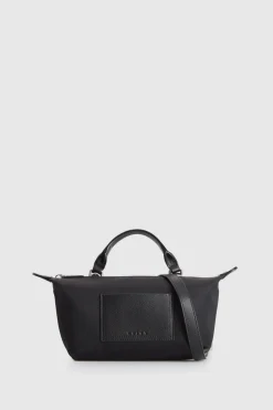 Noosa Leather Trim Crossbody Bag