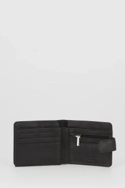 PC RFID Leather Wallet & Belt Gift Set