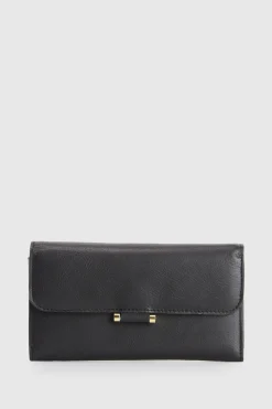 RFID Iris Leather Large Wallet