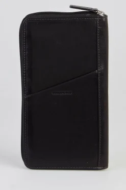 RFID Leather Passport Wallet