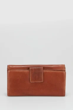 RFID Maya Leather Large Clutch
