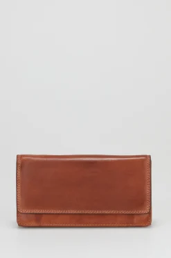 RFID Maya Leather Large Clutch