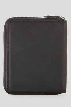 RFID Roy Leather Zip Wallet
