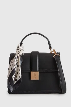 Scarf Top Handle Bag