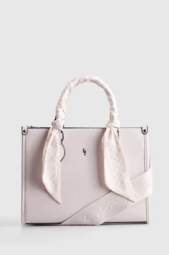 Small Tote Bag With Scarf