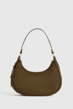Sophia Vegan Suede Shoulder Bag